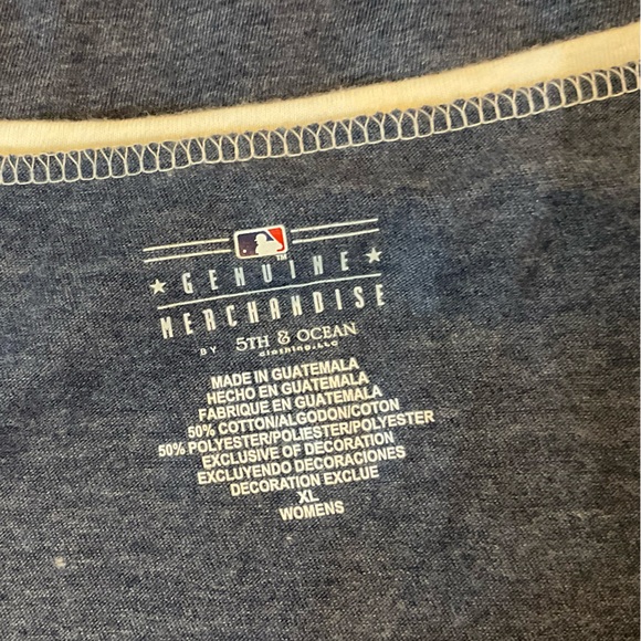 5th & Ocean Navy Women's Tee - Picture 3 of 6